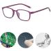 Adjustable Eyeglasses - Dial Vision Flex Auto Focus Self-Adjusting Reading Glasses (0.00 to 4.00) - Stylish Purple Design International Shipping Available - Buy Online on GoSupps.com