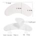 Siismi 50 Pairs Eyelash Extensions Pads & 25 Eyelash Brushes - Premium Quality for Stunning Lashes | International Shipping - Buy Online on GoSupps.com