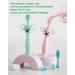 Buy Baby Toothbrush Set - Silicone Toddler Toothbrush with 2 Replacement Heads for Ages 0-3 | Pink Children's Dental Care - Buy Online on GoSupps.com