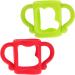 ibasenice 4 Pcs Silicone Bottle Handle Newborn Bottle Handle Bottle Grip Milk Bottle Handles Bottle Handles Milk Bottle Accessories Wide Mouth 13.00X7.00X6.50CMx2pcs Assorted Colorx2pcs - Buy Online on GoSupps.com