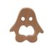 Alenybeby 10-Piece Bio Wood Penguin Teething Rings | Handmade Beech Wood | Natural Gripping Pattern for DIY Pacifier Chain - Buy Online on GoSupps.com