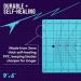 Zoid 9x6 Self-Healing Cutting Mat for Crafts and Sewing - Cyan/Purple BP Grid Mat - Buy Online on GoSupps.com