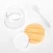 Zeoabsy 4 Pack 5ml Matte Transparent Glass Cream Cans with Lid - Ideal for Cosmetics Gels & Ointments - Eco-Friendly & Durable Storage Solution - Buy Online on GoSupps.com