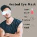 JUTIYAS Rechargeable Heat Eye Mask for Dry Eyes - Hot Steam Sleep Mask for Eye Care - Gift for Women/Men (White) - Buy Online on GoSupps.com
