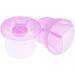 Non-Spill Rotating Milk Powder Formula Dispenser Portable Outdoor Food Container 3 Compartments Storage Feeding Infant Newborn Snack Box (Pink) - Buy Online on GoSupps.com