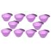 FRCOLOR 10 STK Hair Sear Selpes Farer Selpes For the Hair Salon Container For Hair Current Hair mixer Tools For coloring hair Salon Color Shells Mix Violet Rubber Applicator 16.5x12.2x2Pcs Lilax2st