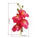 Hawaiian Orchid Flower Hair Clips - 2PCS White Purple Alligator Hairpins for Women Bridal Wedding Decoration - Buy Online on GoSupps.com