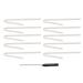 Earr pass hearing aid hoses hose clear 10 pieces of hearing aid sound hose preformed otoplasty hoses hearing amplifier replacement ear hoses with cleaning rod