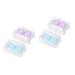 JECOMPRIS 4 pieces mini container for colored contact lenses Saunau for men sweet owner Eye lens container Accessories lens holder lentil holder Cute contact lens container Accompanying box
