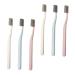 Hapinary 6st adults Brush Recyclable toothbrush Organic toothbrush tooth hygiene oral cleaning remover oral cleaning devices adult detergent tool nylon