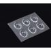 UPSTORE Transparent Oval Gel Foot Corn Rings - 36PCS | Silicone Foot Cushions Pads | Self-Adhesive Heel Sticker for Shoes - Buy Online on GoSupps.com