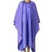 Barber Cape, Iusmnur Professional Hair Salon Cape with Adjustable Metal Clip, Shampoo Hair Cutting Cape for Barbers and Stylists - 55 x 63 inches (Purple)
