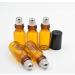 Erioctry 24 Pack Refillable Brown 5ml Containers with Stainless Steel Balls - Perfect for Essential Oils Aromatherapy Perfumes & Lip Gloss - Buy Online on GoSupps.com
