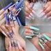 ECBASKET Clear Coffin Nail Tips - 500Pcs Half Cover Acrylic False Nails in 10 Sizes with Storage Box - Buy Online on GoSupps.com
