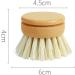 Bamboo Scrub Brush Eco-Friendly Dish Brush Replacement Heads 5 Pieces Natural Sisal Hemp and Beech Wood Scrubbing Brushes Kitchen Sink Cleaning - Buy Online on GoSupps.com
