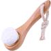 Facial Cleansing Brush Manual Face Brush Bamboo Charcoal Bristles Wooden Handle Deep Pore Exfoliation Wash Makeup Massaging Brush Manual Face Brush - Buy Online on GoSupps.com