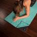 Youphoria Yoga Towel: Microfiber Non-Slip Mat Towel in Mint with Gray Stitching - Buy Online on GoSupps.com