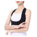 Posture Corrector Band Women Back Brace Straightener Bra Adjustable Underwear Lady Support Pain Relief Prevent Humpback Chest Sagging (Color : Black Size : XL) (Black X) favorite gift lofty ambition