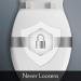 MAYFAIR 1843SLOW 000 Lannon Elongated Toilet Seat with Slow Close and Never Loosen Feature - Durable White Enameled Wood - 1 Pack - Buy Online on GoSupps.com