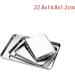 Breakfast Tray Rectangle Steamed Sausage Noodles Storage Trays Stainless Steel Fruit Dish Restaurant Hotel Kitchen Pastry Food Baking Plates Kitchenware 1 - Buy Online on GoSupps.com