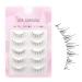 5 Pair Clear Band False Eyelashes Short Fake Eyelashes Fluffy False Eyelashes for Personal Makeup Use at Home