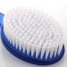 Kosmetex Bath Brush & Soap Sponge - Transparent White Robust Plastic Sauna Brush with Long Handle - Buy Online on GoSupps.com