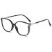 Lanomi reading glasses Blue light filter large men's women computer visual aid thickness tr90 frame uv400 protection reading help anti fatigue glasses +0 to +4.0 black 2.0 x