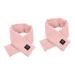 Lurrose 2 pcs heating scarf heated scarf heated neck winter warm scarves smart warm scarf for the winter of intelligent warm scarf heating collar plush -friendly fabric