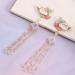 Lurrose 2 Pieces Chinese Tassel Hairpins - Crystal Rabbit Bridal Accessories for Weddings Women & Girls - Buy Online on GoSupps.com