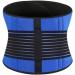 Double Pull Waist Support Trainer for Men & Women | Posture Corrector & Low Back Brace | Plus Size Lumbar Decompression Belt (3X-Large Blue - Buy Online on GoSupps.com