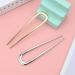 Bekecidi 4 Pieces Classic French Hair Pins Metal U Shaped Hair Pin Hair Fork Elegant Hair Clips Sticks Prong Chignon Pins for Buns Women Girls DIY Hairstyle Accessories (Gold Silver) - Buy Online on GoSupps.com