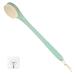 Back brush shower back brush for showering for seniors shower brush back bath brush with long handle light green