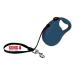 Cong roll-out dog leash in 5m length I for small dogs up to 20 kg i size s i high-quality roller linen in blue with break & lock system i light & compact guide line small blue