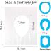 Biodegradable Disposable Plastic Toilet Seat Cover Disposable Paper Toilet Seat Covers Travel Pack Foldable Portable Waterproof and Non Slip Individually Wrapped for Travel (150PCS) - Buy Online on GoSupps.com