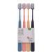 Soft Bristle Toothbrush Set for Adults - Deep Cleaning Portable Travel Brushes for Men & Women - 4 Pack - Buy Online on GoSupps.com