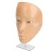 Full Face Makeup Practice Tool Reusable Makeup Practice Board Silicone Makeup Practice Tool for Cosmetic (Wheat Skin)