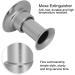 High-Quality Moxibustion Fire Extinguisher | Stainless Steel Moxa Stick & Roll Holder for Massage Therapy - Buy Online on GoSupps.com