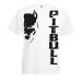 Generico t-Shirt Pitbull Fight Dog Kickboxing Boxing Gift Idea 12 Colors also for Children 10 Years White