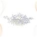 Ipetboom Silver Barrettes Hair Accessories Hair Barrettes for Women Silver Hair Clip Silver Headpiece Hair Side Comb Hair Comb Crystal Bridal Hair Combs Hairpin Bride Wedding - Buy Online on GoSupps.com