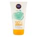 Nivea NIVEA KIDS Mineral Sunscreen SPF 50+ in a 150ml tube children's cream with 100% mineral filters and organic Aloe Vera sun lotion with effective protection against UV rays
