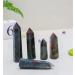 75MM-85MM Natural Blood Stone Point Tower Quartz Crystal Wands 1pc Suitable for Home Crystals Raw Stones and Minerals Stone Mineral Specimen - Buy Online on GoSupps.com