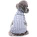 Turtleneck Dog Jumper Fall Winter Sweater Knitted Pet Pullover Soft Warm Pets Clothes Outfit for Small Medium Dogs Elastic Comfortable Dog Sweater Coat for Indoor Outdoor(SIZE:M) - Buy Online on GoSupps.com