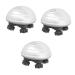 Beavorty 3 sentences Head massager portable head scratch claws for scalp massager Mini head scratch massager scalp massager usb neck massage device ABS electrical extender white