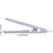Flat Iron Curler 25W PTC - Mini 2-in-1 Hair Straightener & Curling Iron (Purple) - Beauty Plug for Smooth Gorgeous Hair - Buy Online on GoSupps.com