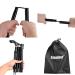 Sminiker Professional Folding Walking Cane with Carrying Bag - Lightweight Adjustable Walking Stick for Men and Women - Aluminum Alloy Shaft (Black) - Buy Online on GoSupps.com