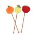 Gleavi plush toys 3 pieces massage tab Cartoon massage bars body knocking toys long handle massager massage toys beautiful massage devices body massage device cartoon massage device