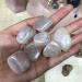 Aura Rose Quartz Tumbled Stones Natural Polished Crystal Gemstones Reiki Home Decoration - (Color: 100g Size: 20-30mm) Natural Stones and Minerals - Buy Online on GoSupps.com