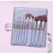 DFHBFG Makeup Brush Set - 10 Soft Hair Brushes for Blush Powder & Foundation | Universal Long Pole Design - Buy Online on GoSupps.com