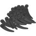 Lawn Mower Blades 25PCS Flexible Durable Fast Cutting Lawnmower Trimmer Blades for Courtyard (Black) - Buy Online on GoSupps.com