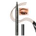 Mysense Liquid Eyebrow Pen Eyebrow Pencil with 4 Micro-Fork Tips Waterproof Smudge-proof Brow Pencil for Natural Looking Eyebrow Makeup 01# Light Brown